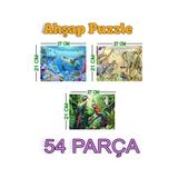 Kiri Ahşap 54 Parçalı Puzzle 3 Farklı Puzzle
