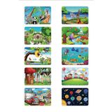 Kiri Ahşap Puzzle 24 Parçalı 10 Lu Set