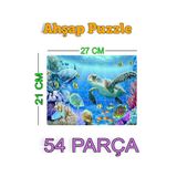 Kiri Ahşap Puzzle 54 Parçalı Kaplumbağa