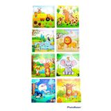 Kiri Ahşap Puzzle 8 Farklı Puzzle 9 Parçalı