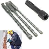 Kırıcı Delici Hilti Için Sds Plus Elmas Uçlu 3lü Matkap Ucu Seti Sds Vidalama Bits Adaptör - Genel - Çok Renkli