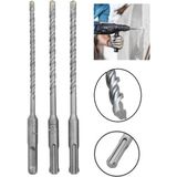 Kırıcı Delici Hilti İçin Sds Plus Elmas Uçlu Matkap Ucu Seti 3 Parça 6Mm-7Mm-8Mm