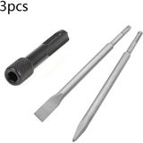 Kırıcı Delici Matkap Için Sds Plus Matkap Uç Seti Murç Keski 1/4 Hex Vidalama Adaptörü 3 Parça