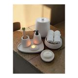 Kırık Beyaz Beton Banyo Seti,,Çöp Kovası,Katı,Sıvı Sabunluk,Tepsi,Dekorasyon,Aksesuarı TR2158200