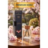 Kiril Home Sakura Japon Kiraz Çiçeği Bambu Çubuklu Ahşap Kapaklı Premium Oda Kokusu 100 ml