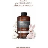 Kırılma Karşıtı Besleyici Bakım Şampuanı KUNDAL Honey & Macadamia Nature Shampoo 100ml Baby Powder