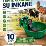 Kırılmaz 10 Adet Büyükbaş Otomatik Hayvan Suluğu - Kırılmaz Suluk 3 Litre