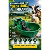 Kırılmaz Büyükbaş Hayvan Suluğu Otomatik - Plastik Kırılmama Garantili!