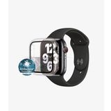 Kırılmaz cam tam gövde ekran koruyucu Apple Watch 4/5/6/SE 40 mm, şeffaf, 3642, siyah