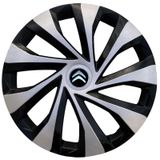 Kırılmaz Citroen Berlingo 15'' inç Uyumlu Jant Kapağı 4 Adet 1 Takım Çelik Görünümlü
