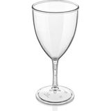 Kırılmaz ,çizilmez ,siyah Polikarbon Plastik Şarap Bardağı 255 ml ( Dikkat : Cam Değildir. ) - Şeffaf