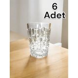 Kırılmaz Meşrubat Bardağı 250 Ml Kokteyl Kadehi 6 Adet Şeffaf