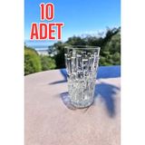 Kırılmaz Meşrubat Bardağı 300 Ml Kokteyl Kadehi 10 Adet Şeffaf