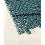 Kırılmaz Plastik Yer Karosu Zemin Izgarası 25X25 CM 30 Adet Mavi Yeşil