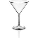 Kırılmaz Polikarbon Plastik Martini Bardak. 280 Ml. Cam Değildir!!! - Şeffaf