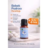 KIRINTI 2000 Bebek Pudrası Kokusu Esansı 10 ml – Buhurdanlık, Difüzör ve Oda Kokusu