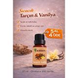 KIRINTI 2000 Tarçın & Vanilya Kokulu Esansı 10 ml – Buhurdanlık, Difüzör ve Oda Kokusu