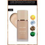 Kırışıklık Karşıtı Nemlendirici SPF30 Parlak Bitişli Fondöten - Care Enhancer 804 Pale Ivory - BEJ