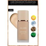 Kırışıklık Karşıtı Nemlendirici SPF30 Parlak Bitişli Fondöten - Care Enhancer 805 Ivory - BEJ
