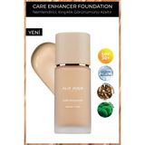 Kırışıklık Karşıtı Nemlendirici SPF30 Parlak Bitişli Fondöten - Care Enhancer 807 Apricot - BEJ