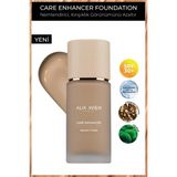 Kırışıklık Karşıtı Nemlendirici SPF30 Parlak Bitişli Fondöten - Care Enhancer 814 Vintage Biscuit - BEJ