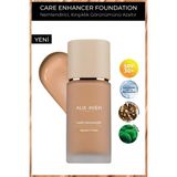 Kırışıklık Karşıtı Nemlendirici SPF30 Parlak Bitişli Fondöten - Care Enhancer 818 Golden Honey - BEJ
