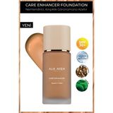 Kırışıklık Karşıtı Nemlendirici SPF30 Parlak Bitişli Fondöten - Care Enhancer 820 Burnt Almond - BEJ