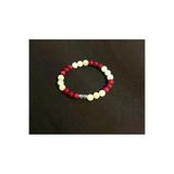 KİRKE STONE GALATASARAY DOĞAL TAŞ BİLEKLİK (KALSİT MERCAN TAŞI) 8MM KİRKESTNE41