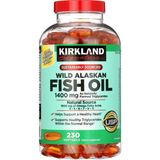 Kırkland Signature Wild Alaskan Fish Oil 1400 Mg 230 Softgels
