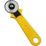 Kırkyama Patchwork Home Sarı Kırkyama Patchwork Makası Bıçağı Döner Rulet Bıçak Elişi 45MM