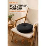 KIRLENT EV Visco Ortopedik Oturma Simidi – Ağrı Karşıtı Destek Yastığı – Minderi