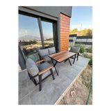 Kırlenta DUMAN POFİ 2+1+1+MASA BALKON TAKIMI BAHÇE TAKIMI MASA SETİ BAHÇE MOBİLYASI BALKON SET