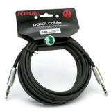 Kırlın AP209PR6MBK 6 m 1/4" Stereo Enstrüman Kablosu
