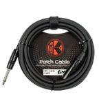 Kirlin Cable MPC-471PB 6 MT XLR-Erkek Jak Enstrüman Kablosu