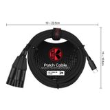 Kirlin Cable UYC-390XE 3MT BK Kablo TYPE-C / 2 x XLR Erkek Jak 3 METRE