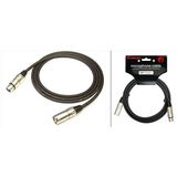 Kirlin Kırlın MW-480-10M-BKB Profesyonel Mikrofon Kablosu (10 Metre) | Sahne ve Geniş Stüdyolar Için Uzun Mesafe Güvenilir Sinyal Iletimi