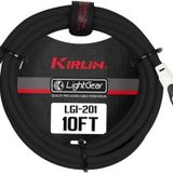 Kırlın LGI-201-3M-BK 3 m Enstrüman Kablosu