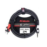 Kirlin Lgy364l2mbk 3,5 Mm Trs 2 X Rca Uç 2 Mt Kablo