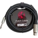 Kirlin Mp-482Pr-3Mt Mikrofon Kablosu 24Awg, Xlr F - 1/4'' Mono Plug