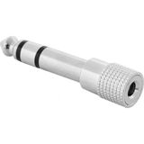 Kırlın Nickel Kaplı Dönüştürücü Kablo Jak Dönüştürücü 1/4" TRS M - 3.5mm TRS