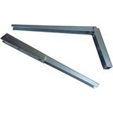 Kırma Katlanır Masa Konsolu, 30 Cm, Çinko Kaplama, Dayanıklı Metal Malzeme, Duvara Monte, Katlanabilir Raf Ayağı, Masa Ayak Destek Aparatı, Kolay Kurulum, Çok Amaçlı Kullanım, 2'Li Set (Gri)