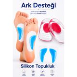 kırmed Ayak Ağrıları için Topukluk Tabanlık ve Düz Taban Ark Desteği Topuk Dikeni Taban Ağrılarına ve İçe Basma Düzeltici