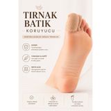kırmed Nasır Tırnak Batık Koruyucu 1 ADET Kumaş Hortum Silikon Bunyon Halluks Valgus Nasır İçin