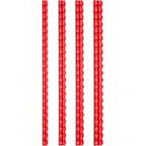 Kırmızı 16 mm Plastik Spiral, 100'LÜ Paket, Dayanıklı ve Çok Amaçlı Kullanım - Seçenek 1 - Ahşap - Siyah
