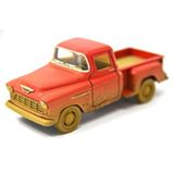 Kırmızı - 1955 Chevy Stepside Pick-up 1:32 Çamurlu Metal Araba
