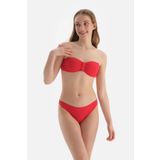 Kırmızı 2 Cm Bikini Alt