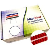Kırmızı 20MM Plastik Spiral, 100 Adet, Dayanıklı ve Kullanışlı Koleksiyon Ürünü - Seçenek 1 - Ahşap - Bej - Siyah
