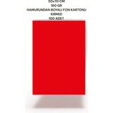 Kırmızı 50x70 Cm 160 Gr Fon Kartonu 100'lü Paket
