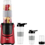 Kırmızı 600W 2'si Bir Arada Kişisel Smoothie ve Öğütücü Blender - Altın - Turkuaz