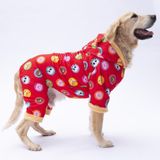 Kırmızı Animals Büyük Köpek Mont Büyük Irk Yağmurluk Köpek Kıyafeti - 6XL